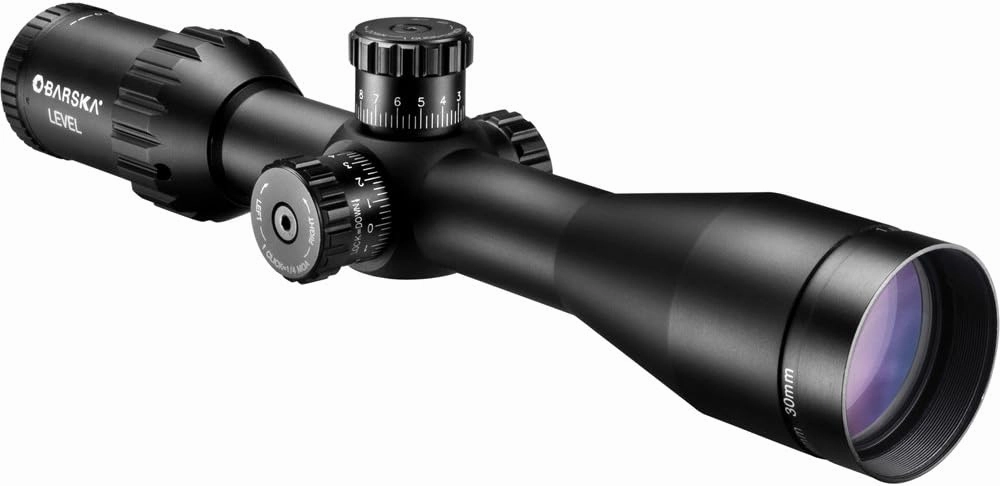 Barska Level Rifle Scope with FMC Lens and Illuminated Mil-Dot Reticle, 30mm Tube