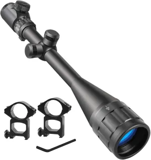 Beileshi 6-24X50 / 4.5-14X50 Optics Hunting Rifle Scope with 20mm Free Mounts