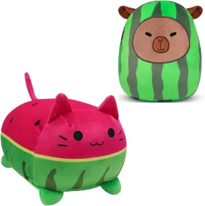 Bekrgwiy Watermelon Cat and Capybara Plush