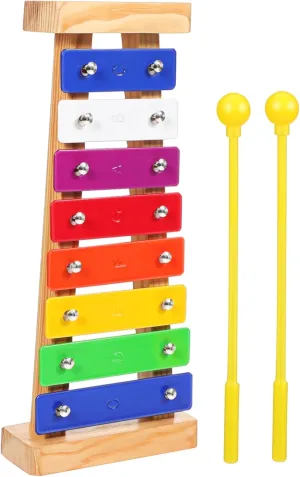 BESPORTBLE 1 Set Colorful Xylophone for Early Childhood Musical Instrument with Mallets Enhances Rhythm and Coordination Skills Safe Design for Montessori Learning Tool