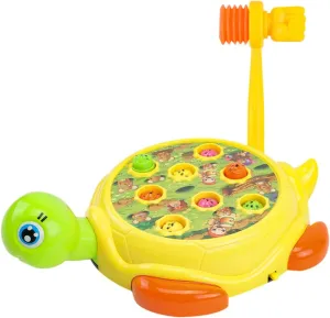 BESPORTBLE 1 Set Electric Whack Hammering Game Educational Plaything Turtle Design for Childrens Birthday Present Random Color