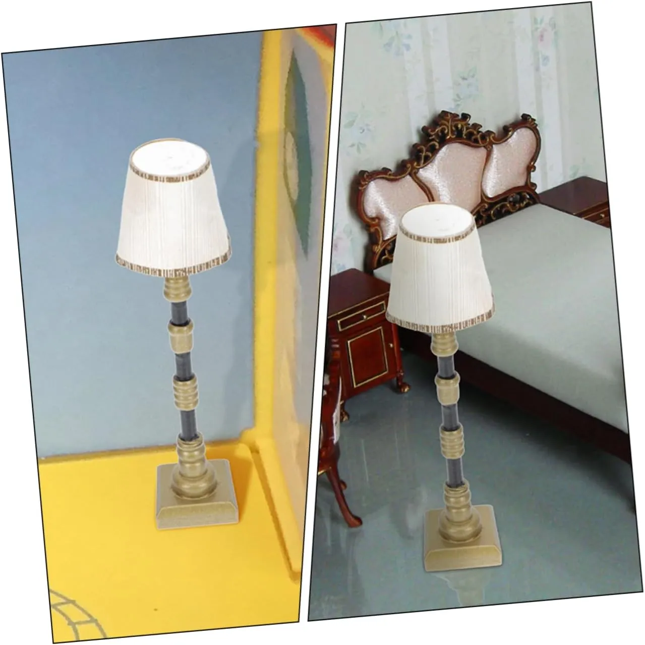 BESPORTBLE 2sets Dollhouse Decorations Living Room Dining Room Bedroom Kitchen Mini House Gardening Lovers Festival Decor 2pcs*2