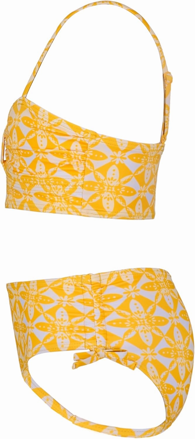 Billabong Girls' Two-Piece Bikini Swimsuit Set, UPF 50  Sun Protection, Quick-Dry Bathing Suit