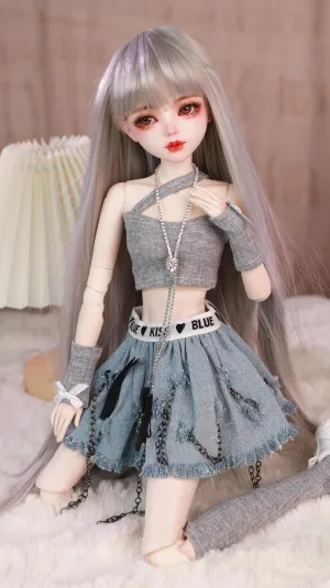 BJD Doll 1/3: Hand-Painted Doll 1/3, Vital Girl, 22 Inches, Girls (Makeup Style A)