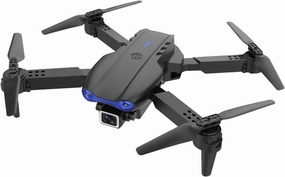 Black Mini-Drone Wifi Fpv Smart Rc Uav Foldable Helicopter Foldable One Click Stunt