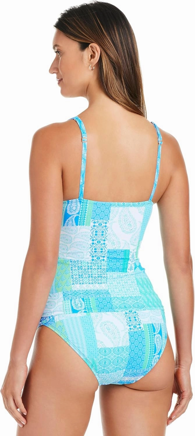 Bleu Rod Beattie Cool Print Ring Me Up Tankini Swimsuit Top