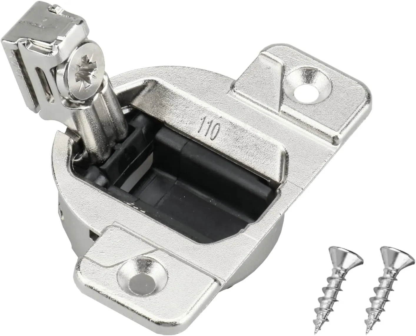 Blum Cabinet Hinge Replacement, 8-Pack,Cabinet Door Hinges Replaces Blum 110 Degree Screw-in Compact 33 Hinge, Hinges for Cabinet Doors (with Screws, Without Mounting Plate)
