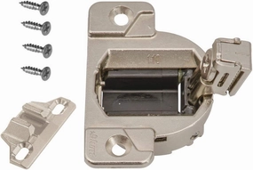 Blum 33.3600 110 Degree Compact 33 Hinge Cup with 1 3/8 Overlay mounting Plate (Part# 133.0240) Pack of 4 Sets