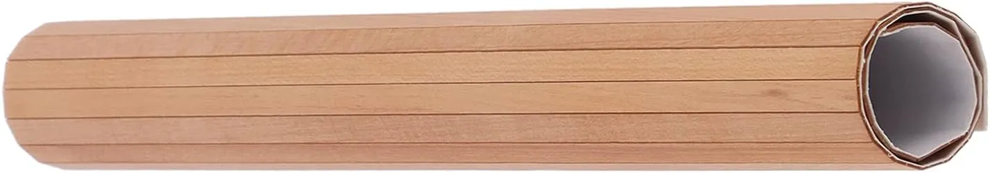 Bnineteenteam Dollhouse Floorboard, 1:12 Miniature Simple Elegant Wood Strip Flooring Decoration Accessory