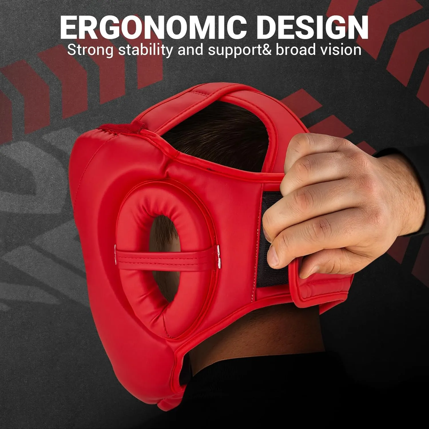 Boxing Headgear for MMA, Head Guard for Muay Thai, Boxing,Wrestling & Sparring - Professional Training Equipment for Adult Men & Women