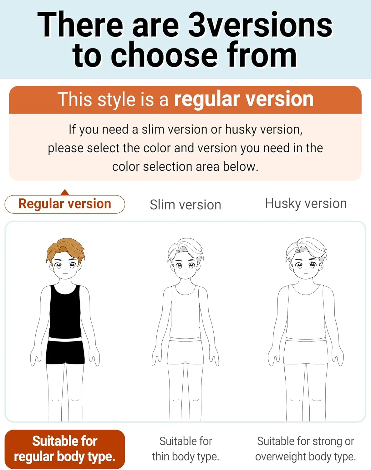 Boys Suit Set with Suspenders, Suit with 3 Versions-Regular, Slim and Husky