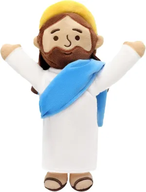 Brown Jesus Plush Doll Jesus Stuffed Animal for Kids Christian Stuffed Doll for Christening Easter Religious Party Favors Gifts