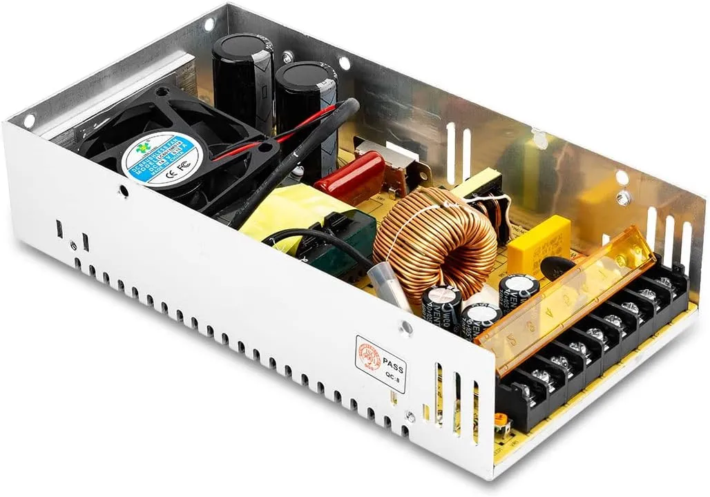 BTF-LIGHTING AC100-240V to DC5V60A Max300W Switching Power Supply Device Transformer Adapter Converter for LED Strip/String/LED Matrix,CCTV Camera,Security System,Radio,Cats