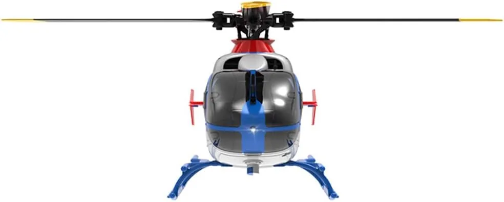 C123 EC135 RC Helicopter with 3D/6G Mode for Adults, 2.4G 6CH Single-Rotor RC Helicopter with 6-Axis Gyro & Altitude Hold - RTF