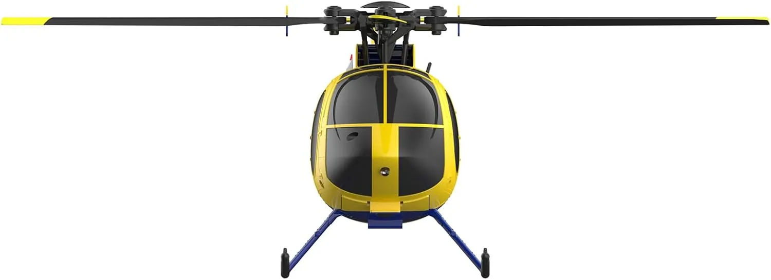 C184 RC Helicopter with 6-Axis Gyro, 4CH One-Key Takeoff/Landing Remote Control Helicopter with Altitude Hold & Optical Flow Positioning - RTF