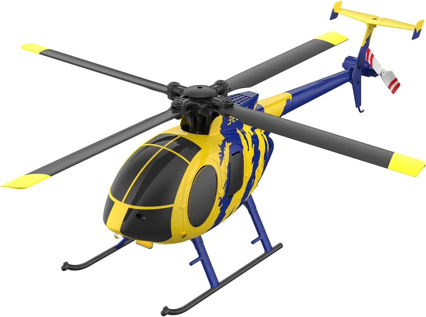 C184 RC Helicopter with 6-Axis Gyro, 4CH One-Key Takeoff/Landing Remote Control Helicopter with Altitude Hold & Optical Flow Positioning - RTF