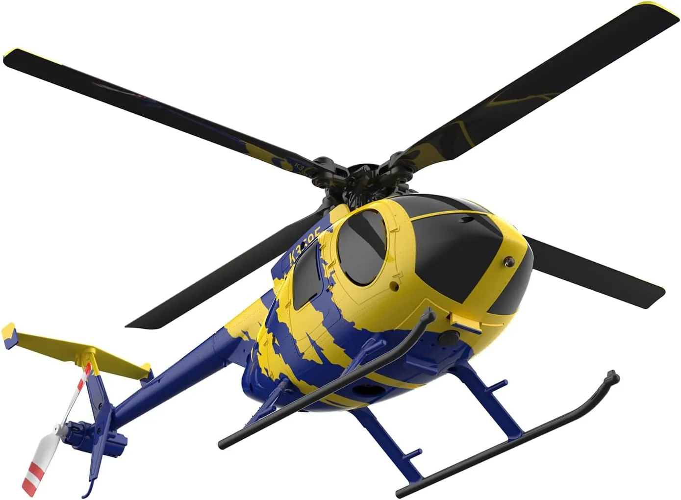 C184 RC Helicopter with 6-Axis Gyro, 4CH One-Key Takeoff/Landing Remote Control Helicopter with Altitude Hold & Optical Flow Positioning - RTF