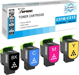 C310 C315 4 Colors Compatible Toner Cartridges 006R04356 006R04357 006R04358 006R04359 Black 3000 Pages, C M Y 2000 Pages for Xerox Laser Printer C310 C310dni C310dnim C315 C315dni C315dnim