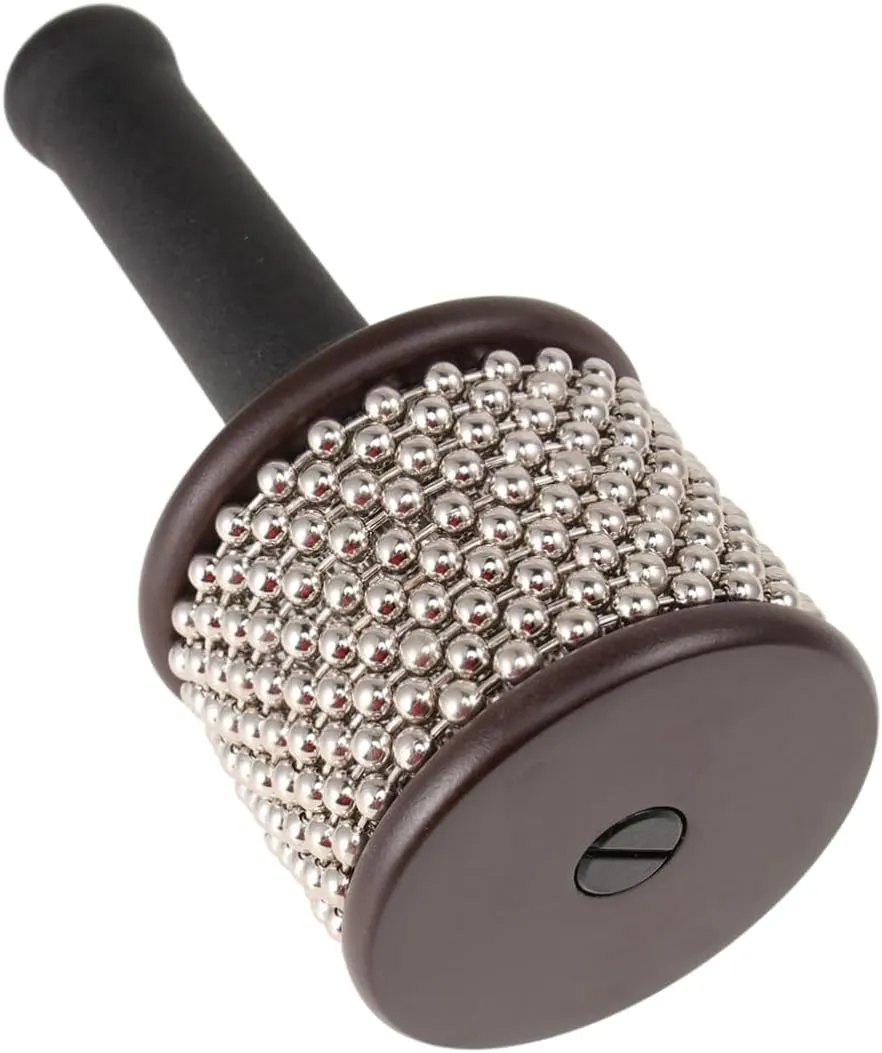 Cabasa Musical Instrument for Early Education Music Teaching Tool Percussion Instrument with Textured Beads for Classroom Band and Music Therapy