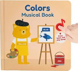 Cali's Books Colors - Interactive Sing Along Book for 1 Year Old | Musical Sound Book for Toddlers 1-3 | Learn Colors & Cause and Effect | 6 Nursery Rhymes & Songs | New Songs and New Lyrics