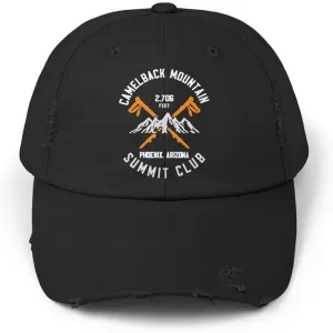 Camelback Mountain Summit Club Distressed Cap Hiking Mountain Hiker Peak Bagger Trekker Backpacking Phoenix Arizona