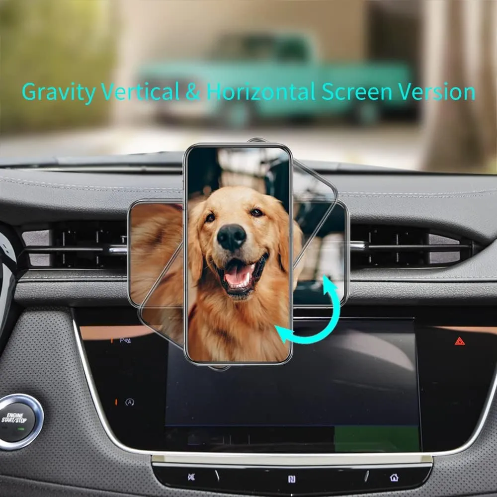 Car Magnetic Phone Mount Fit for Cadillac XT5 2017-2024 & XT6 2020-2024, Air Vent Car Phone Mount for Dashboard, 1 Pack 360° Rotation Adjustable Car Mount Fit for Any Inches Mobile Phone