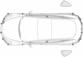 Car Window Shades for MAXUS G50 2019-2024,Privacy Sun Shade Set for Front Windshield Side and Rear Windows,Keep Your Car Cooler,Triangle 2PCS