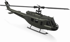 Carmanon UH-1 RC Helicopter - Huey Collectable Remote Control Helicopter with Auto-Hover for Adults, Beginners, 1/27 Scale, 2 Batteries