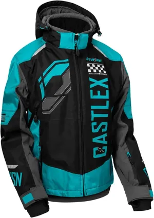 Castle X Women's Strike G5 Jacket (Turquoise/Black/Charcoal - Medium)