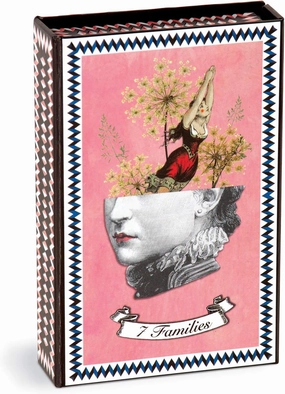 Christian Lacroix The 7 Families Card Game from Galison - Includes 42 Beautifully Illustrated Foil Stamped Game Cards, Sturdy Storage Box with Magnetic Closure, Perfect for Game Night