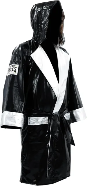 CLETO REYES Metallic Boxing Robe with Hood for Men and Women, Competition Uniform Apparel, MMA Kickboxing Muay Thai