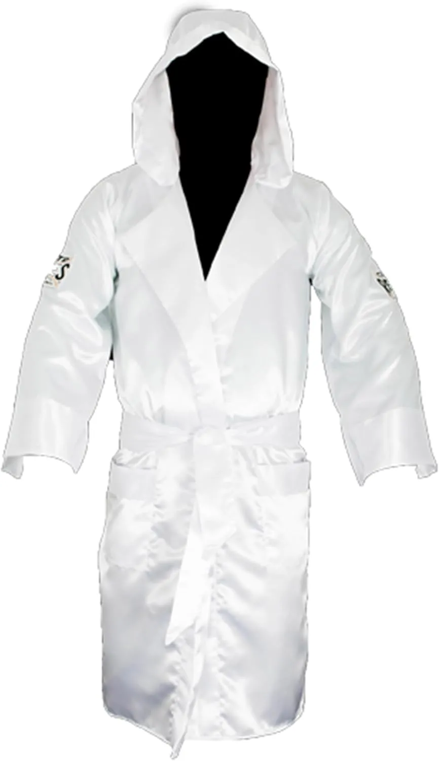 CLETO REYES Satin Boxing Robe with Hood for Men and Women, Adult Unisex Competition Uniform Apparel Clothes