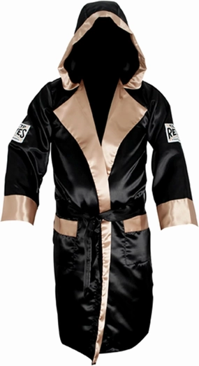 CLETO REYES Satin Boxing Robe with Hood for Men and Women, Adult Unisex Competition Uniform Apparel Clothes