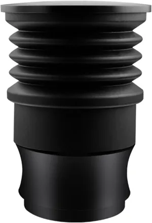 Coffee Grinder Accessory Blow Bin for M-AZZER Mini, Single Dose Hopper with Blowing Ability, Aluminum Alloy Silicone Construction with Space-Saving Compact Design,Easy to Use
