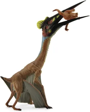 CollectA Prehistoric Life Quetzalcoatlus with Prey Dinosaur Toy Figure - Paleontologist Approved Hand Painted Model