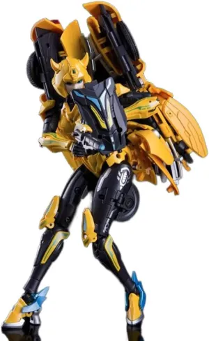 Collection Space CS-01 Little Bee Mecha Girl 17.5 cm Height Woman Action Figure Transformer Toy
