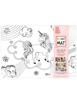 Coloring Mat Unicorn Children M0706