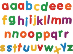 Constructive Playthings 40 pc. Set of 2 1/2" Giant Magnetic Lowercase Letters Including Extra Vowels and Selected Consonants for Ages 3 Years and Up