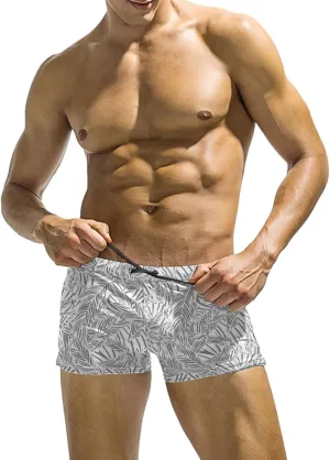 COOFANDY Men's Square Leg Swim Briefs Tight Swim Trunks Swimsuit Athletic Bathing Suit Swimwear with Liner