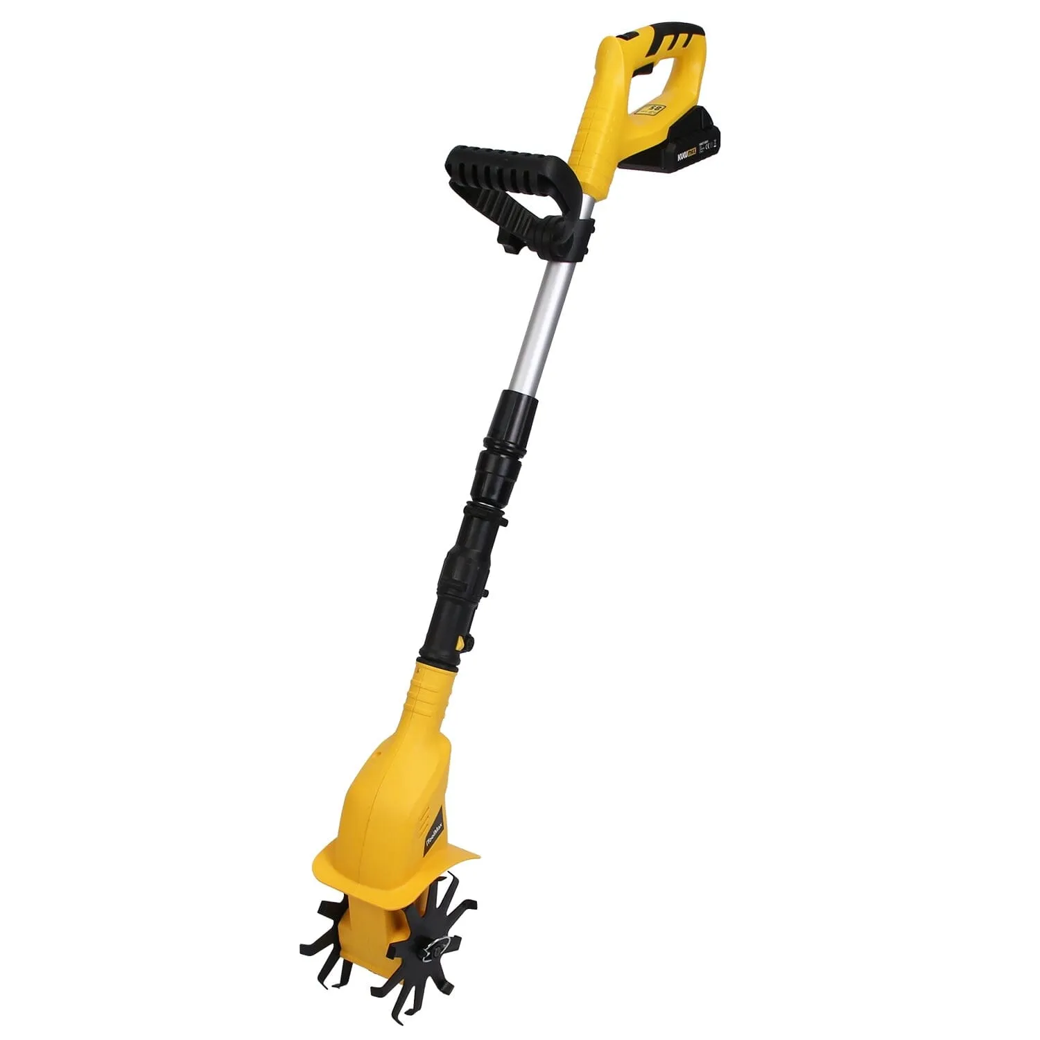 Cordless Electric Garden Tiller Cultivator With 20V Rechargeable Battery