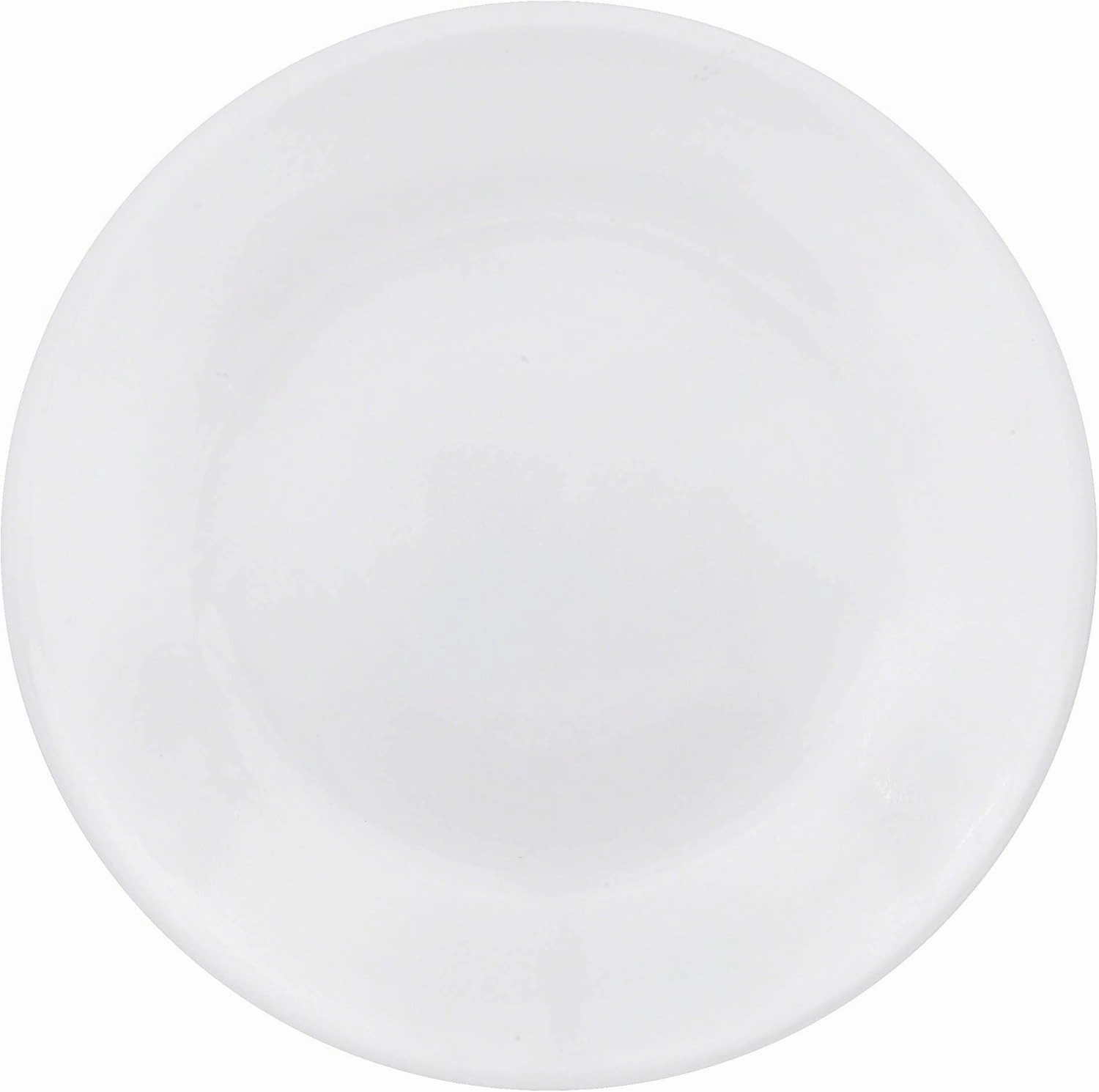 Corelle Vitrelle 6-Piece Salad Appetizer Plate Set, Triple Layer Glass and Chip Resistant, 6-3/4-Inch Lightweight Round Plates, Winter Frost White