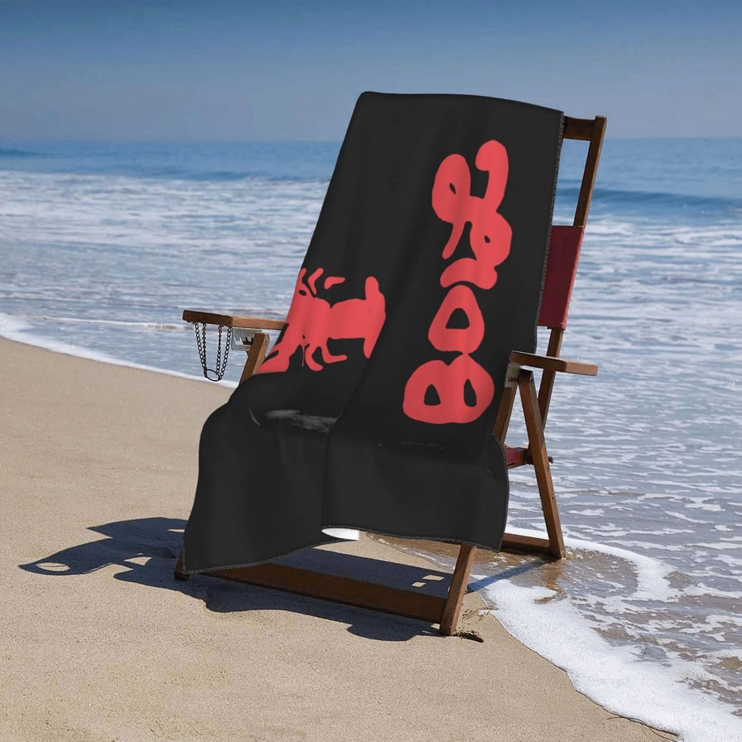Crawfish Boil Crew Bath Towels, Super Absorbent Compact Quick Dry Lightweight Towels Perfect for Gym Travel Camp Pool 32"" X52in, Black