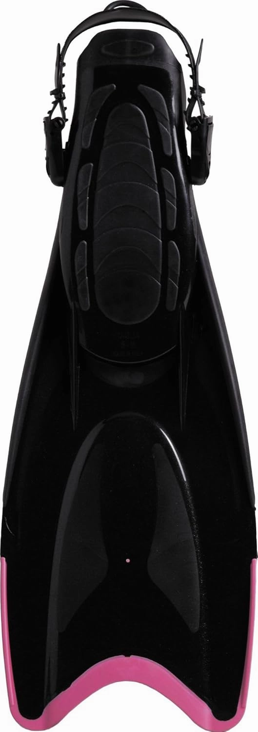 Cressi Palau Adjustable Open Heel Snorkeling Swim Fins Blue