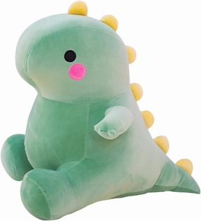 Cute Dinosaur Plush Toys, Fat Dinosaur Stuffed Animals Toys Dolls, Dinosaur Plush Toy Soft Stuffed Animal Dino Plushies Doll Cute Birthday Gifts for Kids Girls Boys (Green,19in)