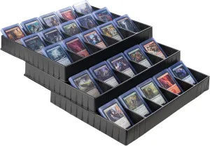 D DACCKIT Card Sorting Tray for Trading Cards, Card Sorter Tray Compatible with Sports Cards, Top Loloaders and Magnetic Card Holders（3 Pack）