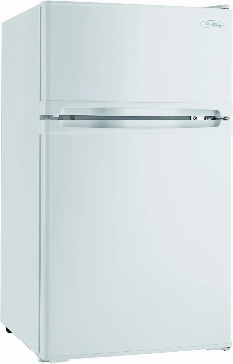 Danby Designer DCR031B1WDD 3.1 Cu.Ft. Compact Refrigerator with Freezer, E-Star Rated Mini Fridge for Bedroom, Living Room, Kitchen, or Office, White