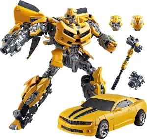 Deformation Toy Oversized Action Figure Robot Car Gear Joints for Adults Kids 11”