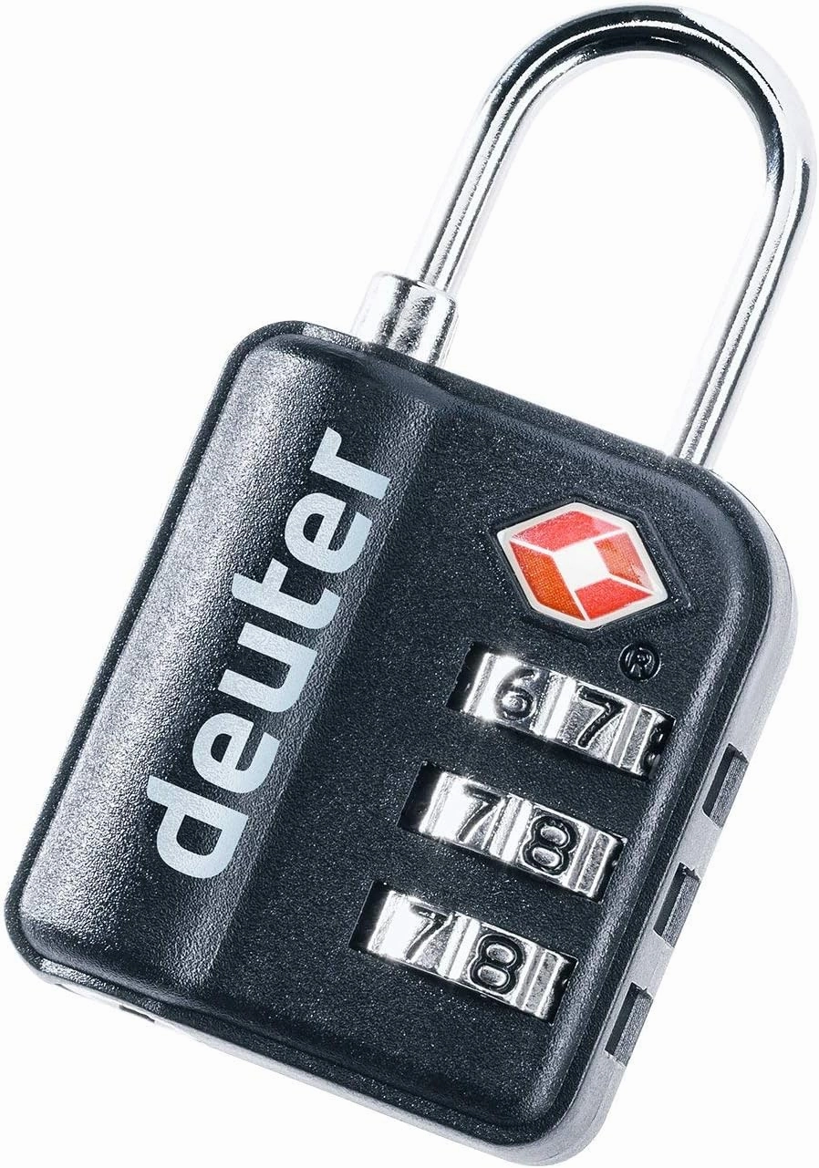 Deuter Unisex – Adult's TSA Pad Shackle Lock, Black, standard size