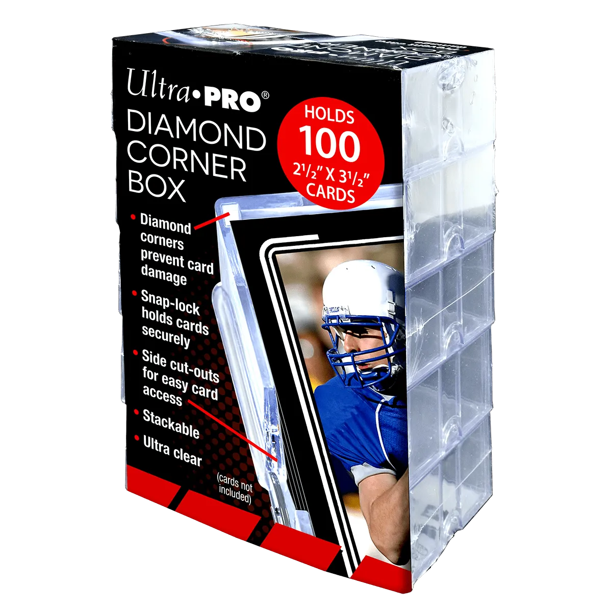Diamond Corner 100  Card Storage Boxes (10ct)