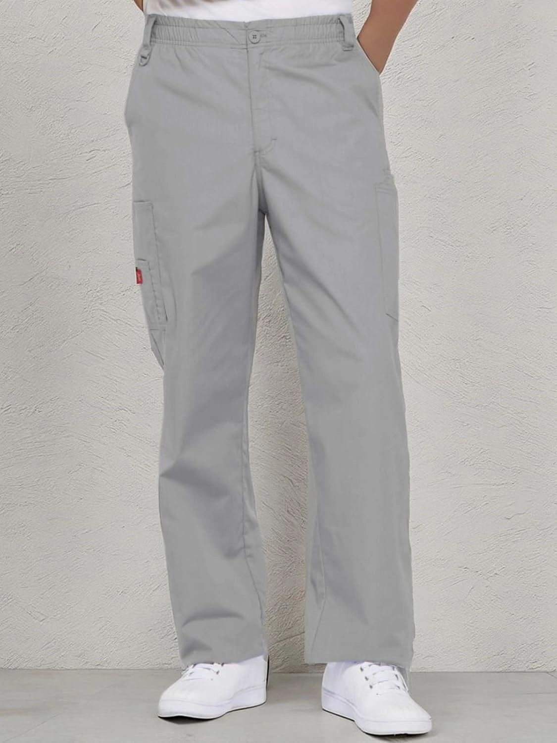 Dickies Men's Pull-On Pant with 7 Pockets Elastic Waistband with Button Closure 81006